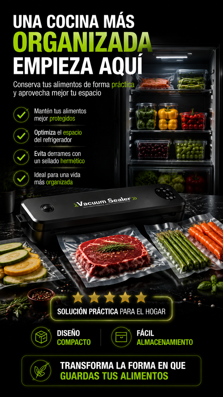 Sellador De Bolsas Al Vacío