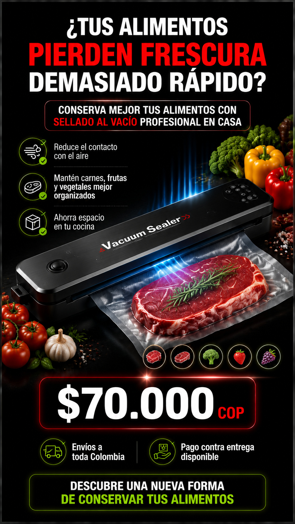 Sellador De Bolsas Al Vacío